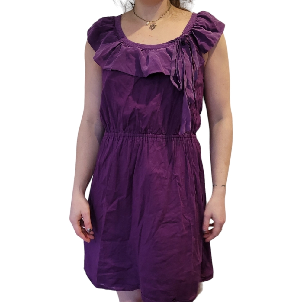 3/$22 Fossil Purple Dress Small⭐